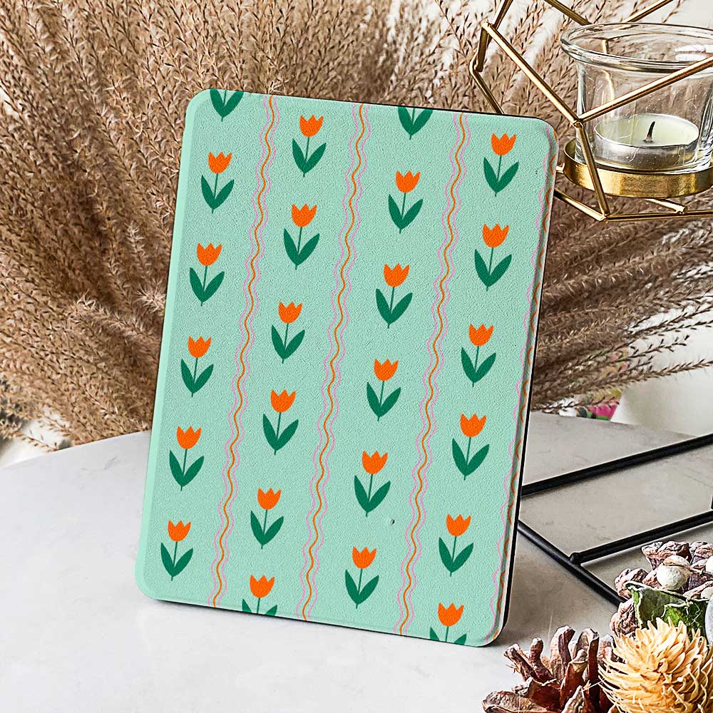 Tulips Pattern - Kindle Case - Joylife Case