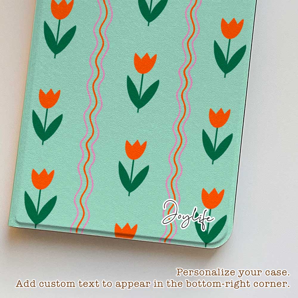 Tulips Pattern - iPad Case - Joylife Case