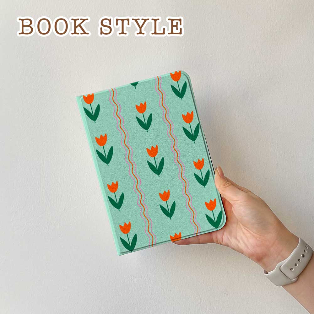 Tulips Pattern - iPad Case - Joylife Case
