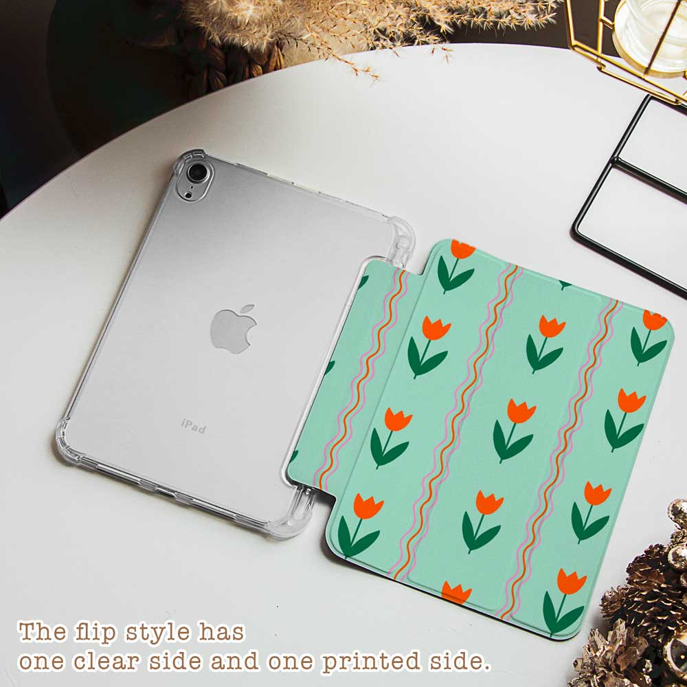 Tulips Pattern - iPad Case - Joylife Case