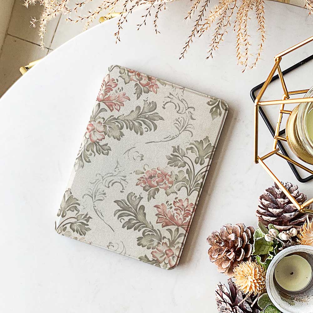 Victorian Flourish Kindle Paperwhite 11th Gen case with intricate floral patterns and elegant vintage design, offering premium protection and style.