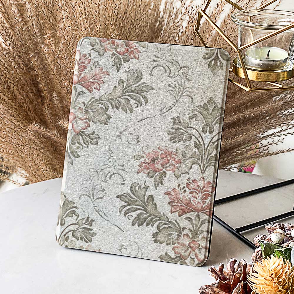 Victorian Flourish Kindle Paperwhite 11th Gen case with intricate floral patterns and elegant vintage design, offering premium protection and style.