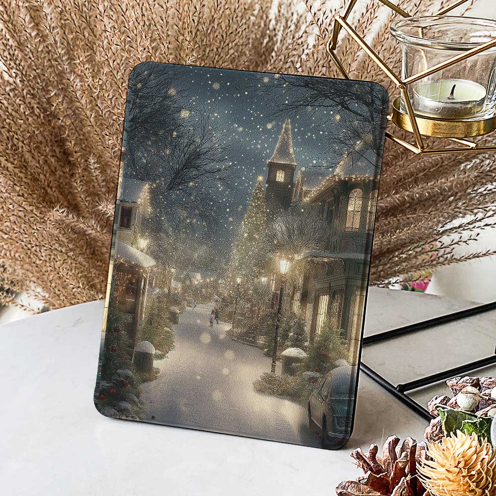 Vintage Checkered Charm Kindle Case