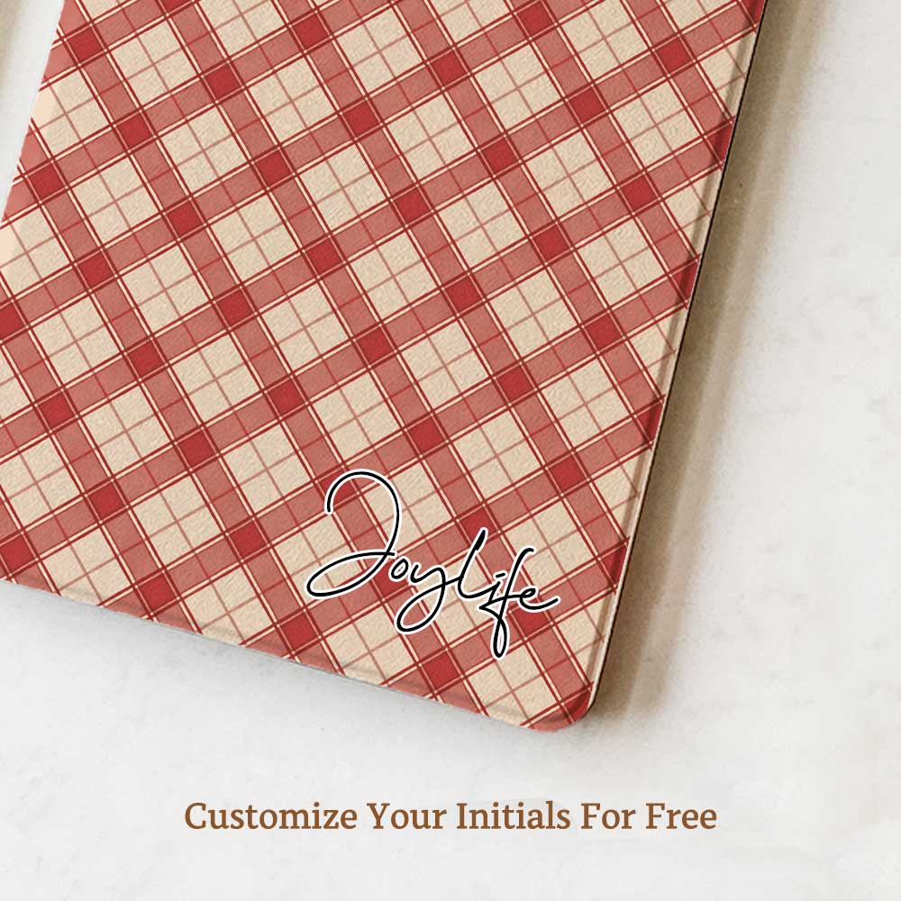 Vintage Checkered Charm Kindle Case