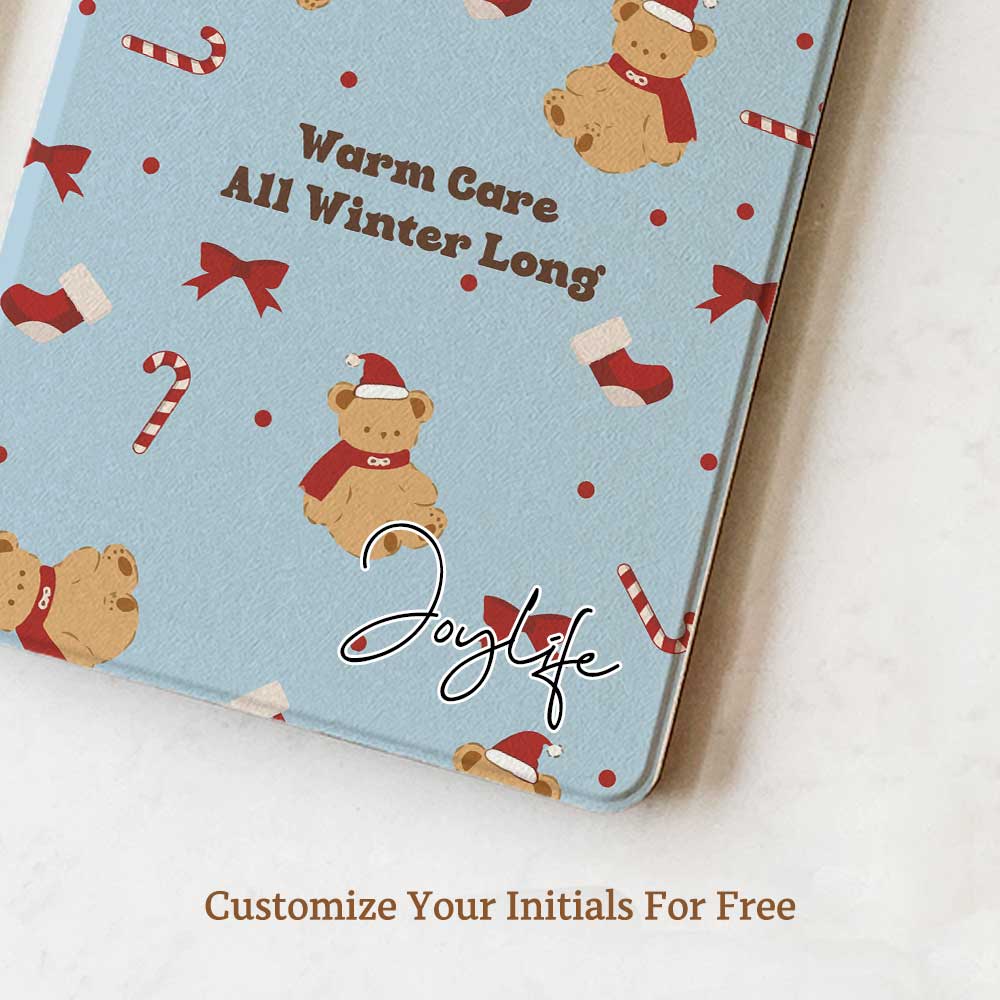 Winter Bear Hug Kindle Case