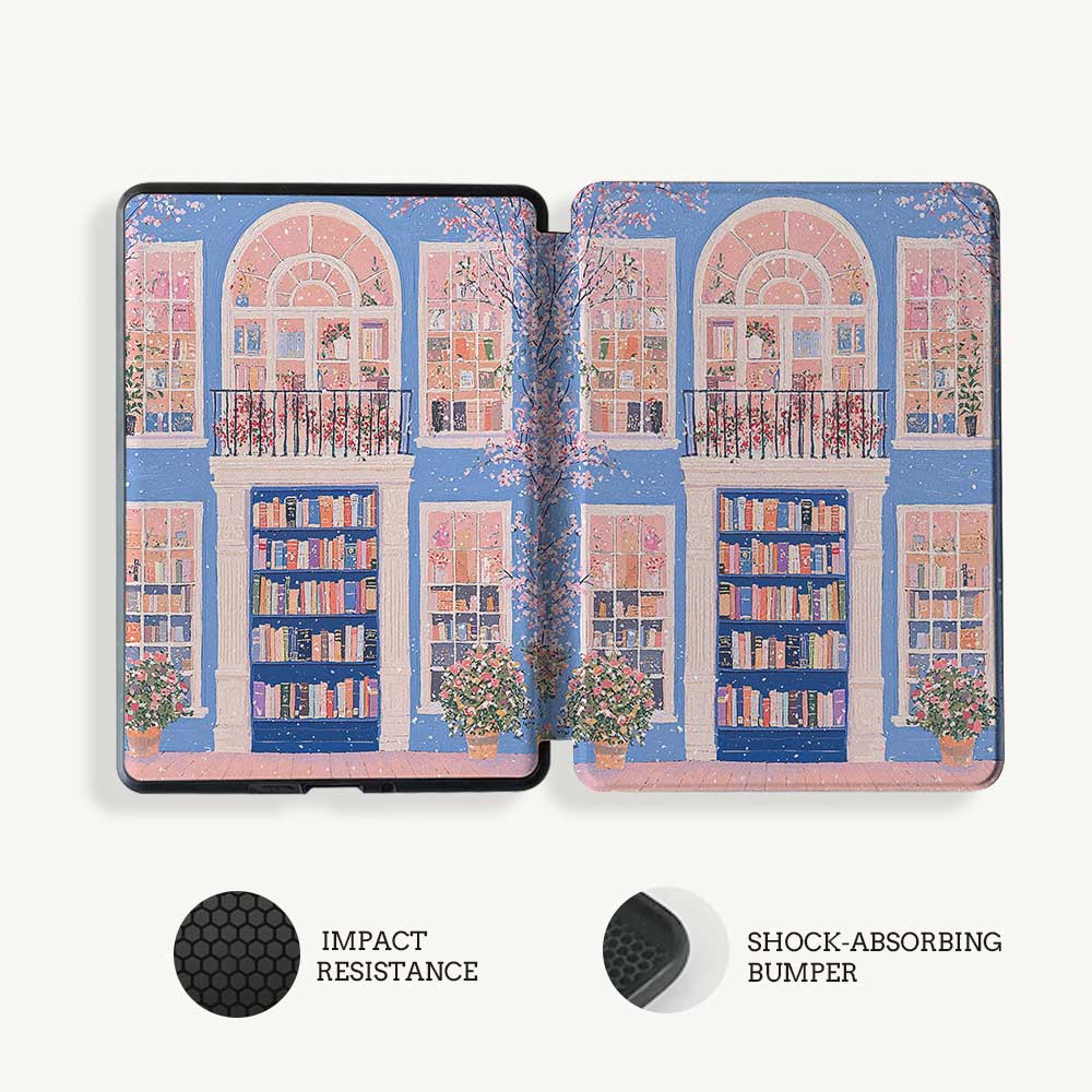 Blossom Balcony Bookshop - Kindle Case - Joylife Case